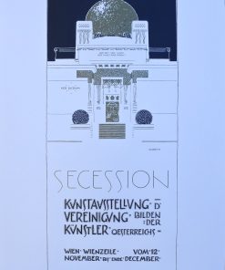 Joseph Maria Olbrich - "Secession Kunstausstelung" cartel exposición artistas de la Secession en Viena