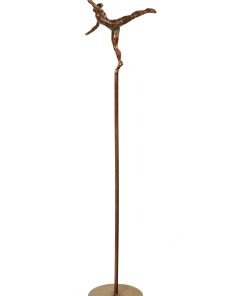 Fernando Suarez Reguera - "Mujer circo II" escultura bronce y hierro
