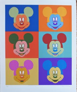 Fernando Bellver - "Mickey - Andy Warhol" litografía