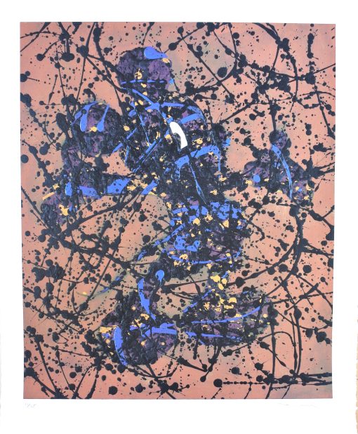 Fernando Bellver - 2Mickey - Jackson Pollock" litografía