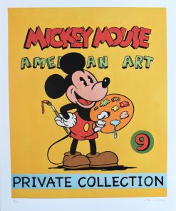 Fernando Bellver - "Mickey Mouse - American Art" litografía