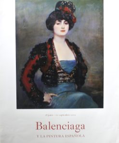 Ramón Casas i Carbó - "Julia" cartel original exposición Balenciaga y la pintura española en el museo Thyssen-Bornemisza en 2019