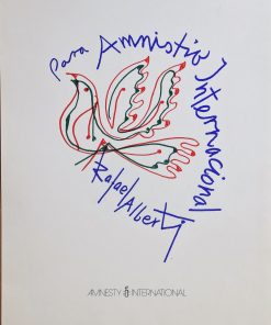 Alberti Rafael - "Amnístia Internacional" cartel realizado por el artista para Amnistía Internacional