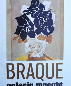 Georges Braque - "Exposición 1980" cartel original exposición en Galería Maeght Barcelona en 1980