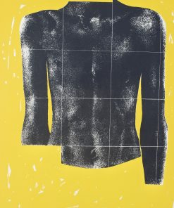 Rafael Canogar - "Dorso" 1972, serigrafia. Carpeta homenaje al poeta Miguel Hernandez