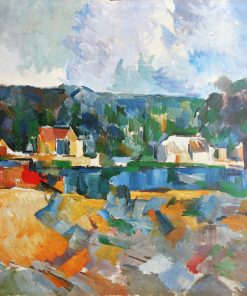 Paul Cezanne - "A orillas de un rio" reproducción