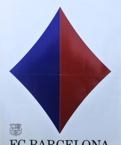 FC Barcelona - "1ª Biennal d´art Cartel original exposición en Palau de Pedralbes Barcelona en 1985