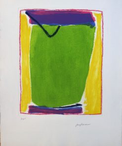 José Guerrero - "Verde olmo" grabado aguafuerte