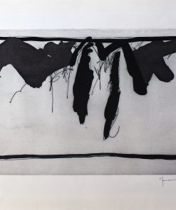 Joan Hernandez Pijuan - "Paisatge amb xipres" grabado aguafuerte