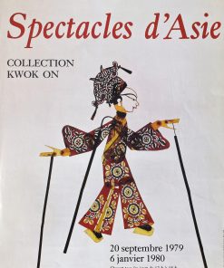 Spectacles d´Asie - "Collection Kwok On" cartel original exposición en la Biblithèque Nationale Paris en 1979