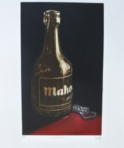 Ramiro Undabeytia - "Un clásico" Grabado mezzotinta