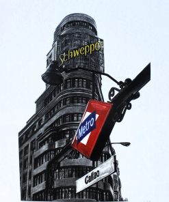 Ramiro Undabeytia - "¿Donde? en Callao" grabado mezzotinta