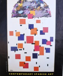 Manolo Valdés - "Entre dos estilos" cartel original exposición en Chase Manhattan Bank en Soho New York en 1985