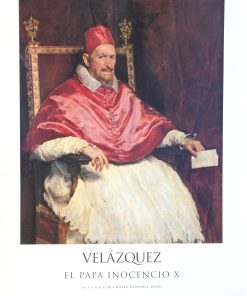 Diego Velazquez - "El Papa Inocencio X" cartel original exposición en el Museo del Prado en 1996