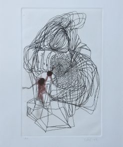Daniel Verbis - "Escultura lánguida" 2009, grabado aguafuerte