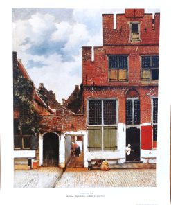 Johannes Vermeer - "The little street" cartel reproducción editado en Holanda