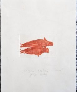 Joseph Beuys - "Meerengel Robbe 3" 1982, Suite Zirkulationszeit, grabado aguatinta, enmarcado