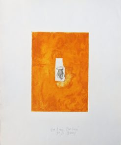 Joseph Beuys - "Honiggefäß (Tarro de miel)" 1982, grabado
