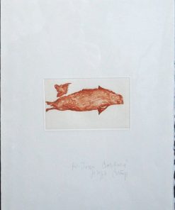 Joseph Beuys - "Meerengel Robbe 4" 1982, Suite Zirkulationszeit, grabado aguatinta, enmarcado