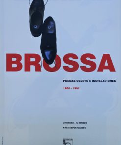 Joan Brossa - "Poemas objeto e instalaciones" cartel original exposición en la Diputación de Huesca