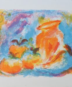 Pep Canyelles - "Bodegón con frutas" litografía