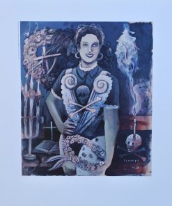 Ceesepe - "Sorciere" cartel offset años 80