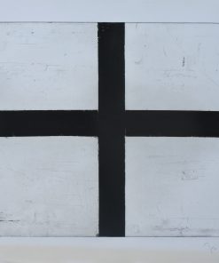 Jose Pedro Croft - "Blak cross" grabado aguafuerte