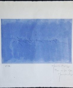 Joan Hernandez Pijuan - "Sin título" 1982, grabado aguatinta, enmarcado