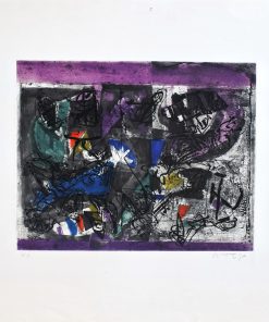 José Ortega - "Lutte 11" grabado aguafuerte