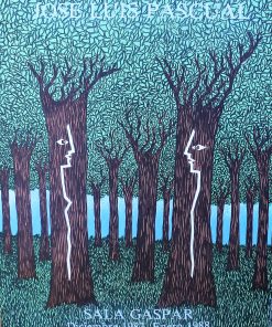 Jose Luis Pascual - "Exposición 1988" cartel original exposición en Sala Gaspar Barcelona en 1988