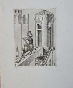 Guillermo Pérez Villalta - "Faeton VII" grabado