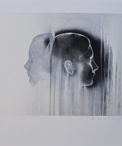 Jaume Plensa - "Reflejos II grabado sobre plancha de polimero