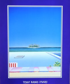 Teddy Radko - "Tropical Island" cartel original años 80, impreso en the Netherlands