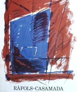 Albert Rafols Casamada - "Barcelona 84" cartel original exposición en Galeria Joan Prats Barcelona en 1984