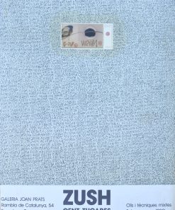 Zush, Cent Tucares, cartel original exposición en la galería Joan Prats Barcelona en 1980