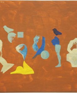 Jorge Castillo - "El Circo" New York 1986, pintura acrílico sobre lienzo, enmarcado