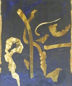 Jorge Castillo - "Personajes de madera" New York 1982, pintura acrílico lienzo