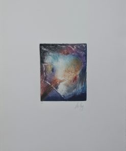Arun Roy - "Anémonas III" grabado aguafuerte