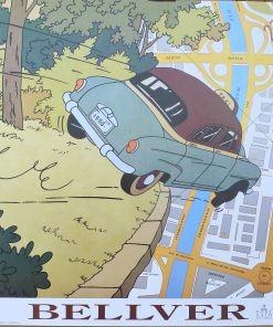 Fernando Bellver - "Tintín – Taxi" Cartel original editado por Port Said