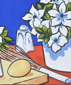 Marc Jesús - "Bodegón con huevo" litografía