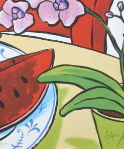 Marc Jesús - "Bodegón con sandía" litografía