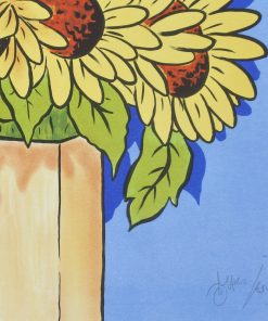 Marc Jesús - "Flores amarillas" litografía