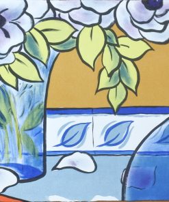 Marc Jesús - "Pecera y bouquet de flores" litografía