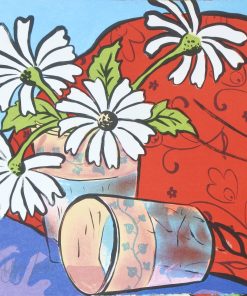 Marc Jesús - "Vaso y flores" litografía