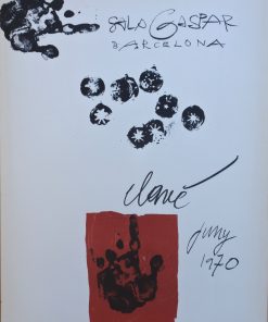 Clavé Antoni - "Juny 1970" litografía