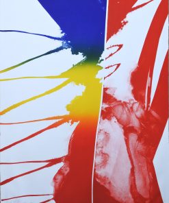 Paul Jenkins 1981 - -"Continental devide" litografía