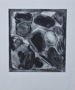 Ignacio Díez -"Floating rocks" grabado aguafuerte