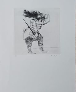 Miguel Ruiz Poveda - "Arlequin" grabado aguafuerte
