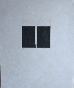 Doroteo Arnaiz - "Grieta" grabado aguafuerte papel Japón